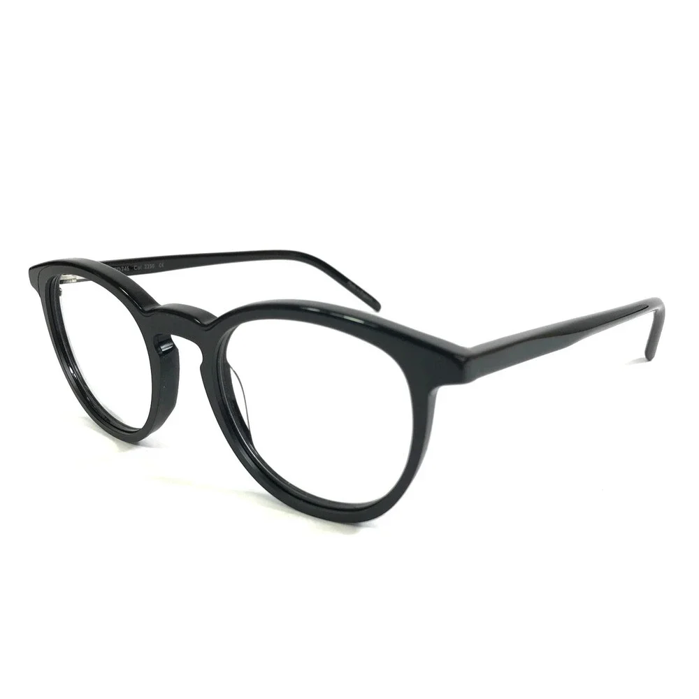 Tom Davies Eyeglasses Frames TD745 Col. 2250 Polished Shiny Black 48-20-140